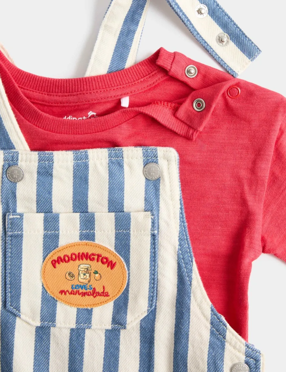 2 Piece Paddington™ Dungaree and Top Outfit (0-3 Yrs)