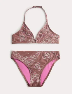 2 Piece Paisley Print Bikini (6-16 Yrs)