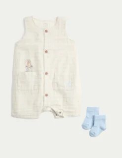 2 Piece Peter Rabbit™ Bibshort Outfit (0-24 Mths)