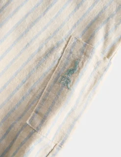 3 Piece Peter Rabbit™ Stripe Bibshort Outfit (0-3 Yrs)