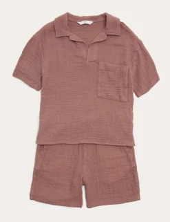 2 Piece Pure Cotton Double Cloth Outfit (2-8 Yrs)