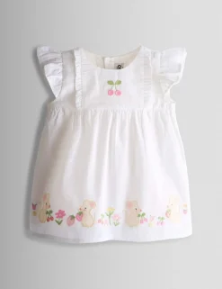 2 Piece Pure Cotton Dress Outfit (0-24 Mths)