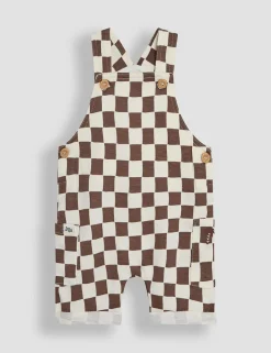 2 Piece Pure Cotton Dungaree Outfit (0-24 Mths)