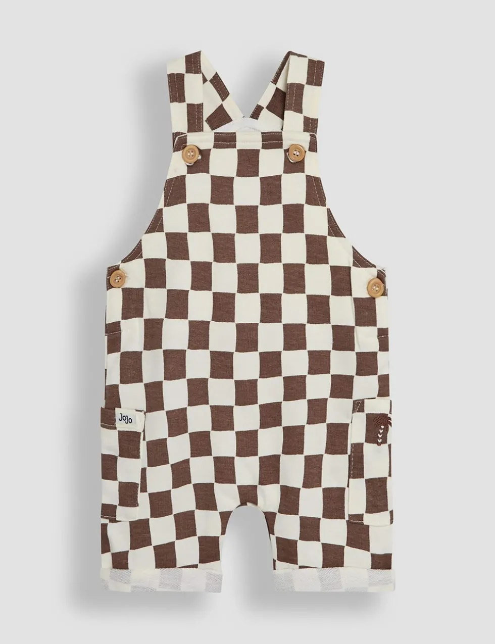 2 Piece Pure Cotton Dungaree Outfit (0-24 Mths)