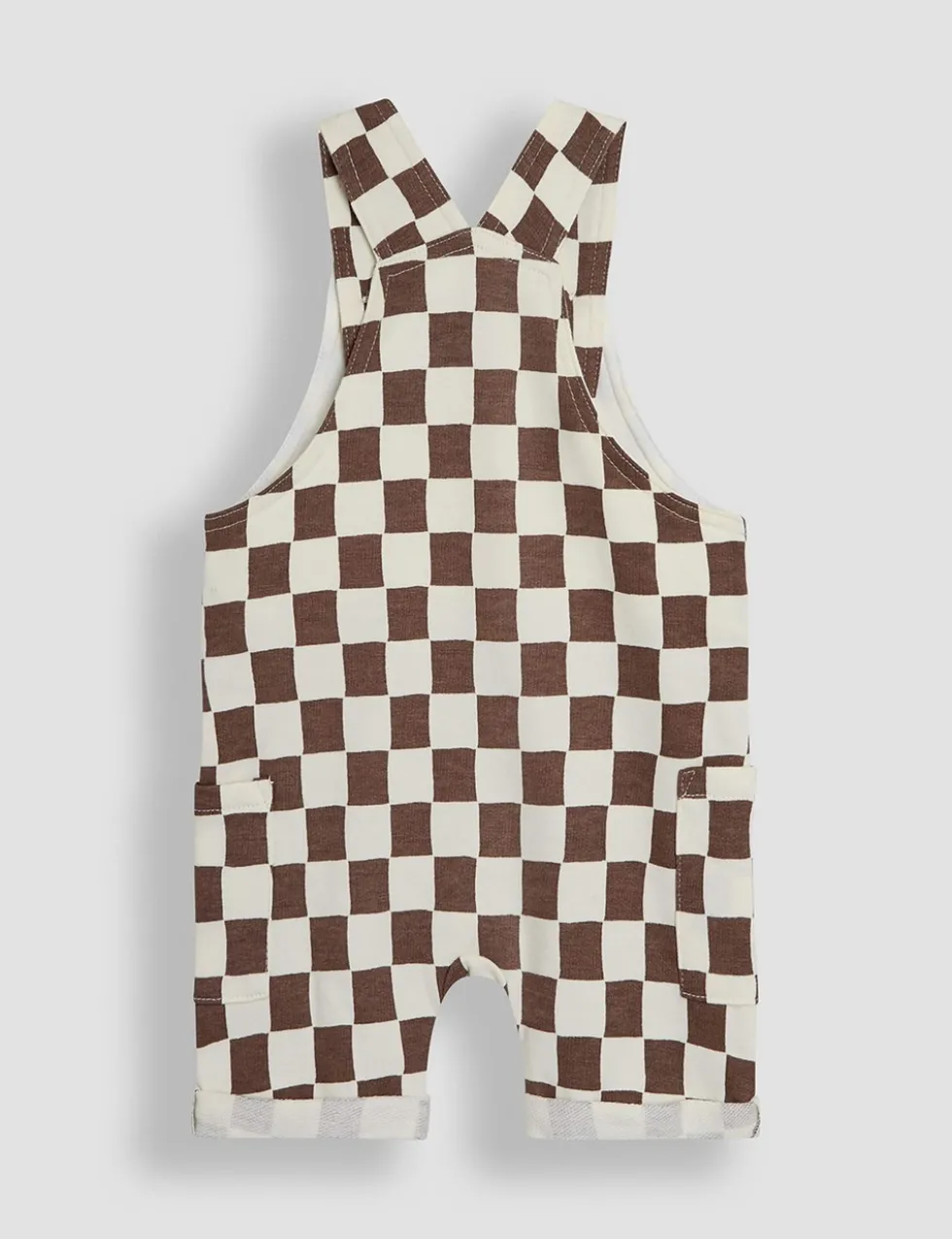 2 Piece Pure Cotton Dungaree Outfit (0-24 Mths)