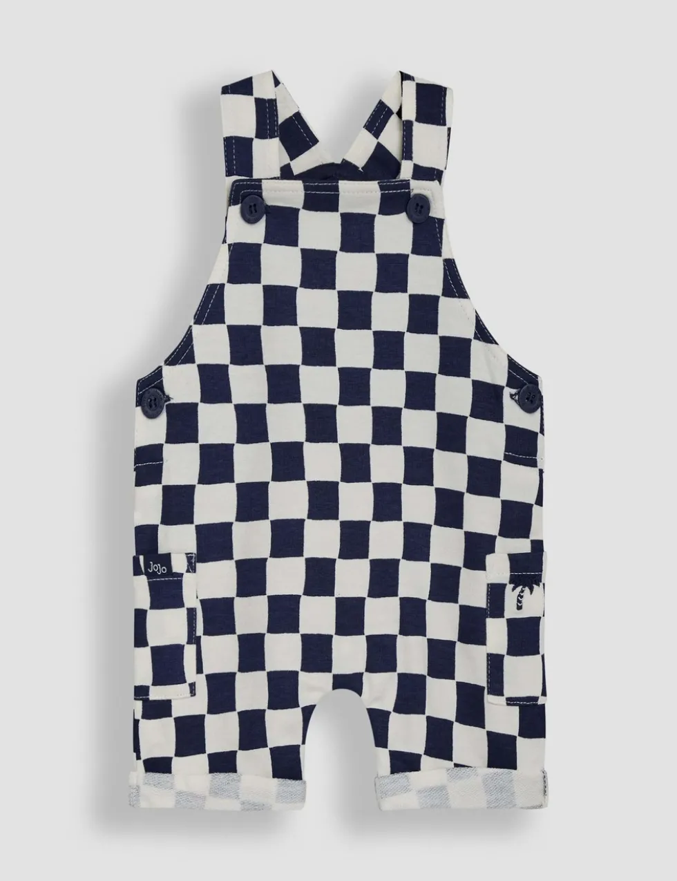 2 Piece Pure Cotton Dungaree Outfit (0-24 Mths)