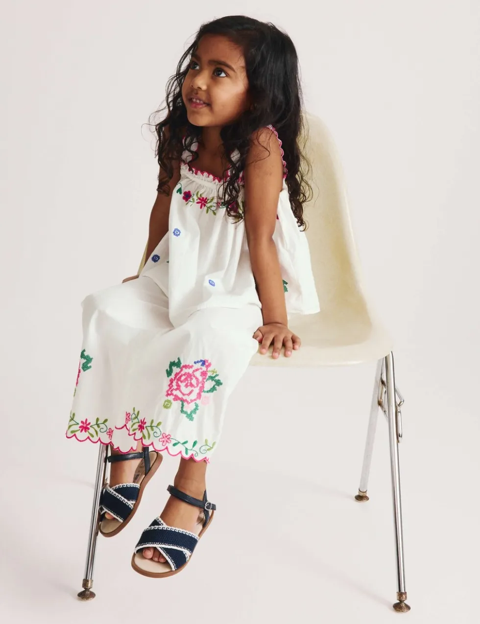 2 Piece Pure Cotton Embroidered Outfit (2-10 Yrs)