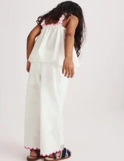 2 Piece Pure Cotton Embroidered Outfit (2-10 Yrs)