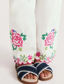 2 Piece Pure Cotton Embroidered Outfit (2-10 Yrs)