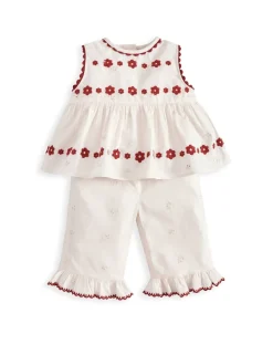 2 Piece Pure Cotton Floral Top & Bottom Set (0-3 Years)