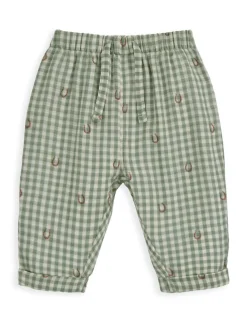 3 Piece Pure Cotton Gingham Outfit (7lbs-12 Mths)