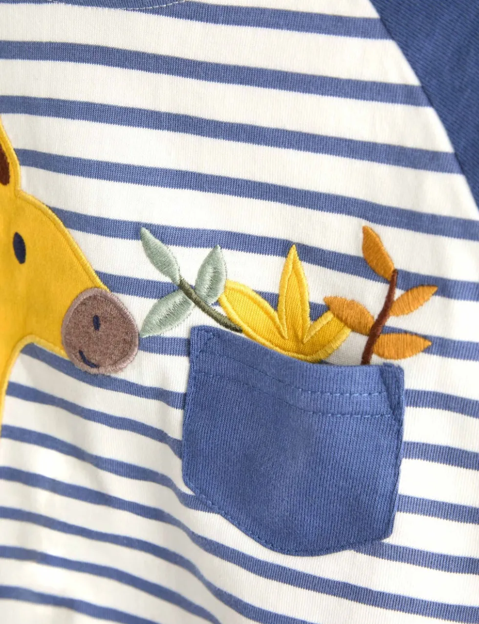 2 Piece Pure Cotton Giraffe Outfit (6 Mths - 6 Yrs)