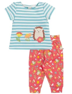 2 Piece Pure Cotton Hedgehog Outfit (3-24 Mths)