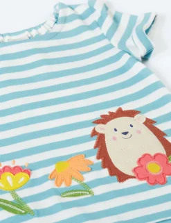 2 Piece Pure Cotton Hedgehog Outfit (3-24 Mths)