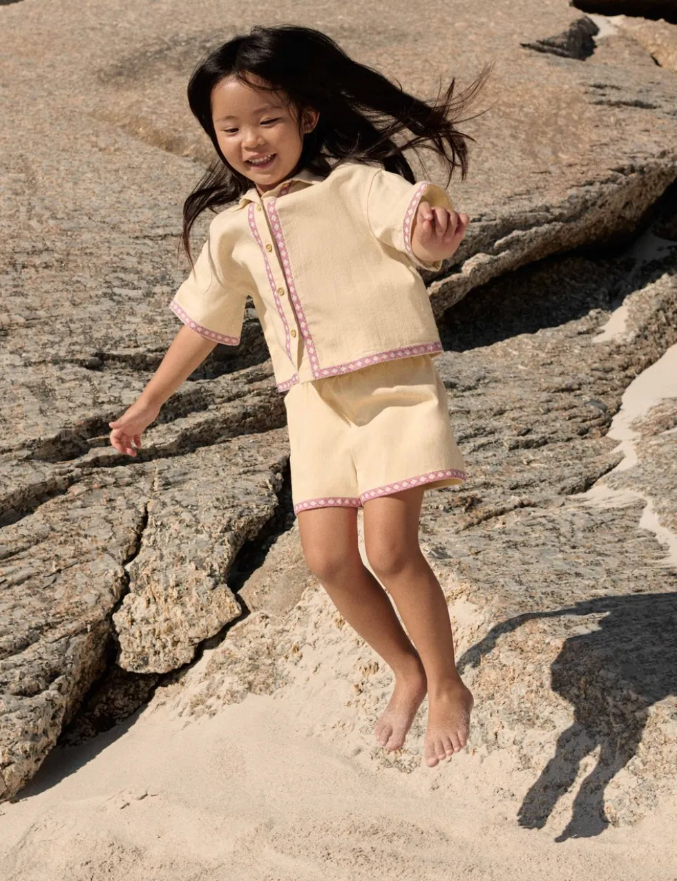 2 Piece Pure Cotton Palm Tree Outfit (2-10 Yrs)