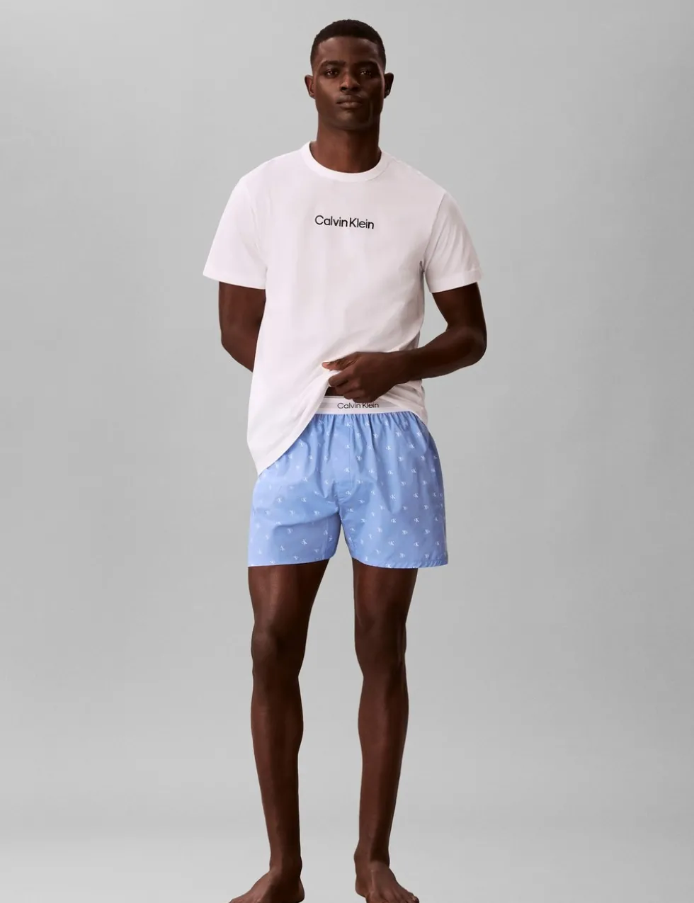2 Piece Pure Cotton Poplin Loungewear Set