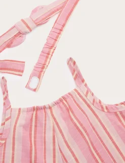 2 Piece Pure Cotton Romper with Headband (0-3 Yrs)