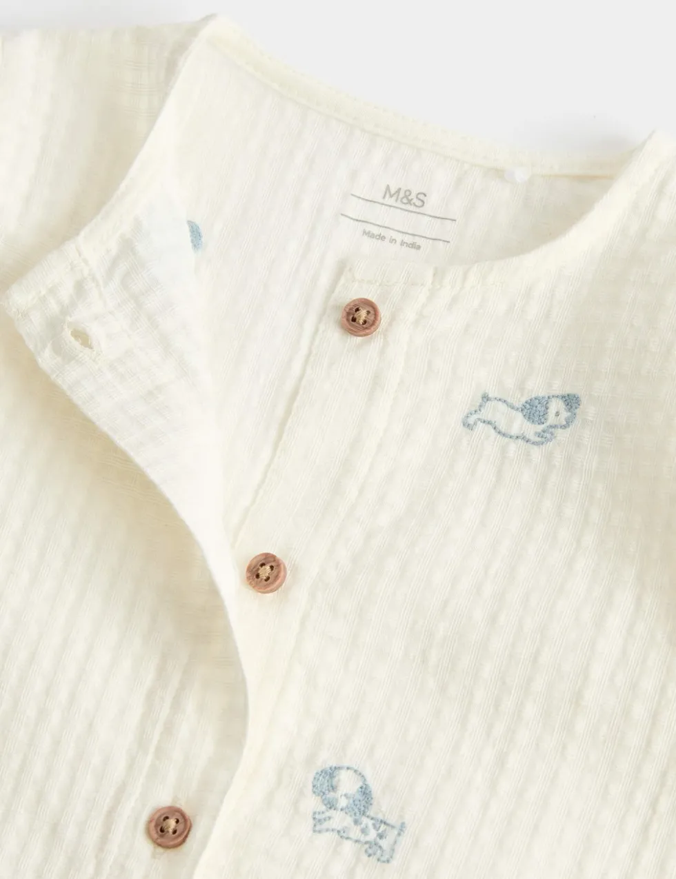2 Piece Pure Cotton Romper & Socks Outfit (7lbs-2 Yrs)