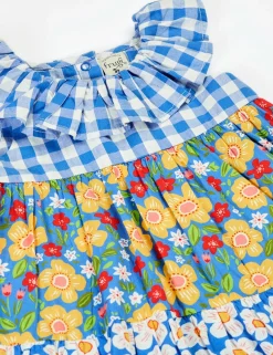 2 Piece Pure Cotton Ruffle Dress Outfit (3-24 Mths)
