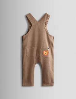 2 Piece Pure Cotton Safari Dungaree Outfit (0-24 Mths)