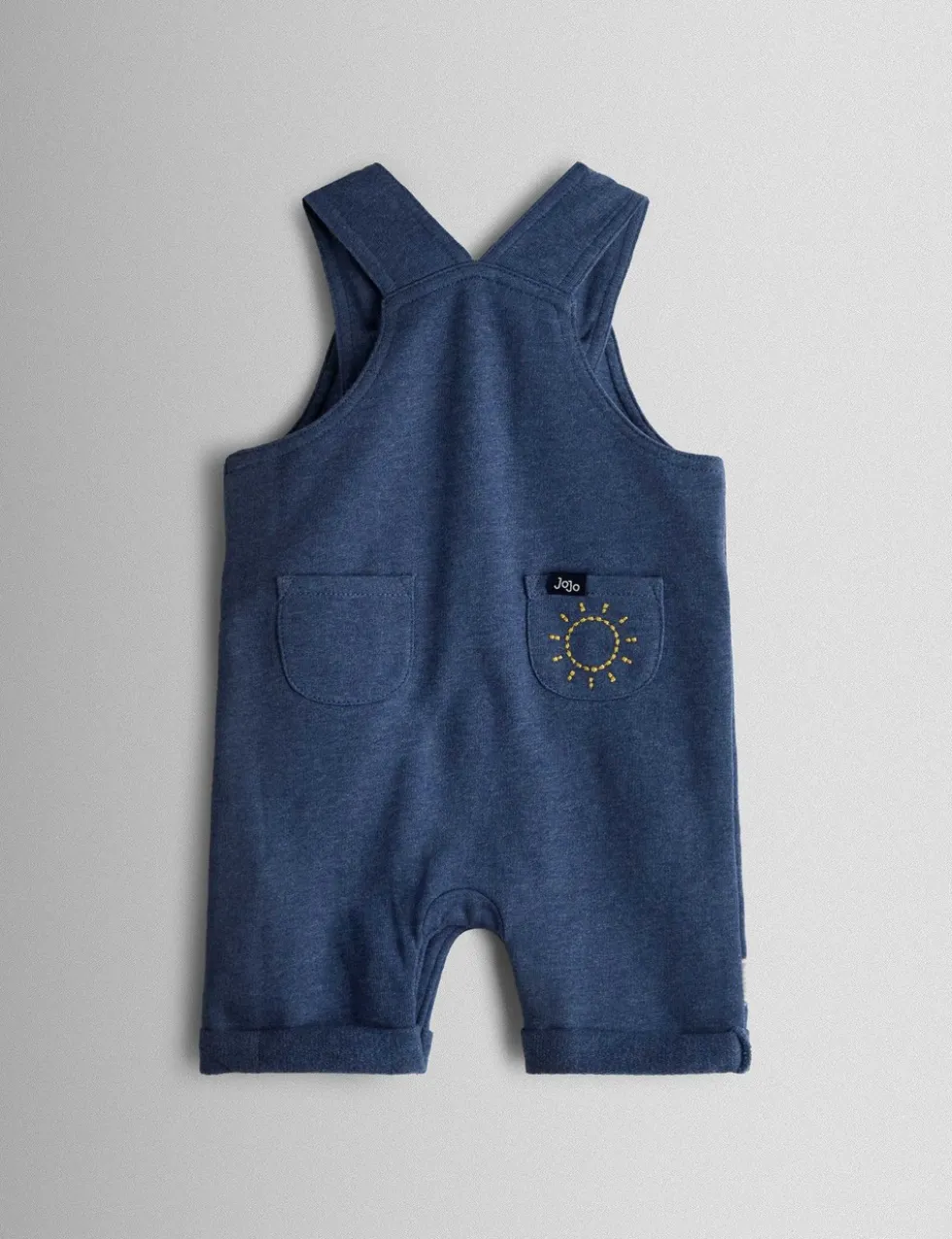2 Piece Pure Cotton Seaside Dungaree Outfit (0-24 Mths)