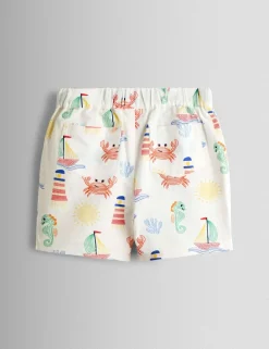 2 Piece Pure Cotton Seaside Shirt & Shorts Set (6 Mths-7 Yrs)