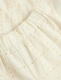 2 Piece Pure Cotton Shirred Trouser Outfit (2-10 Yrs)