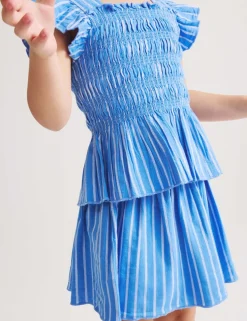 2 Piece Pure Cotton Shirred Outfit (2-8 Yrs)