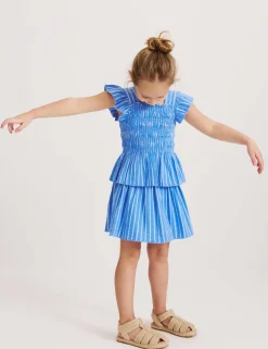 2 Piece Pure Cotton Shirred Outfit (2-8 Yrs)