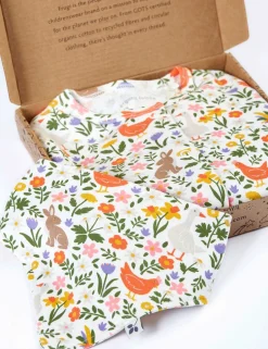 2 Piece Pure Cotton Sleepsuit Gift Set (7lbs-12 Mths)