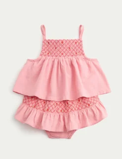 2 Piece Pure Cotton Top & Bottom Outfit (0- 18 Mths)