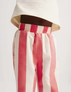 2 Piece Pure Cotton T-Shirt & Striped Trousers Outfit (2-8 Yrs)