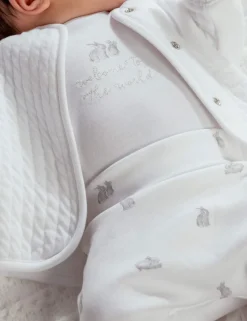 3 Piece Quilted Jacket, Bodysuit & Bottoms Outfit (6½lbs-6 Mths)