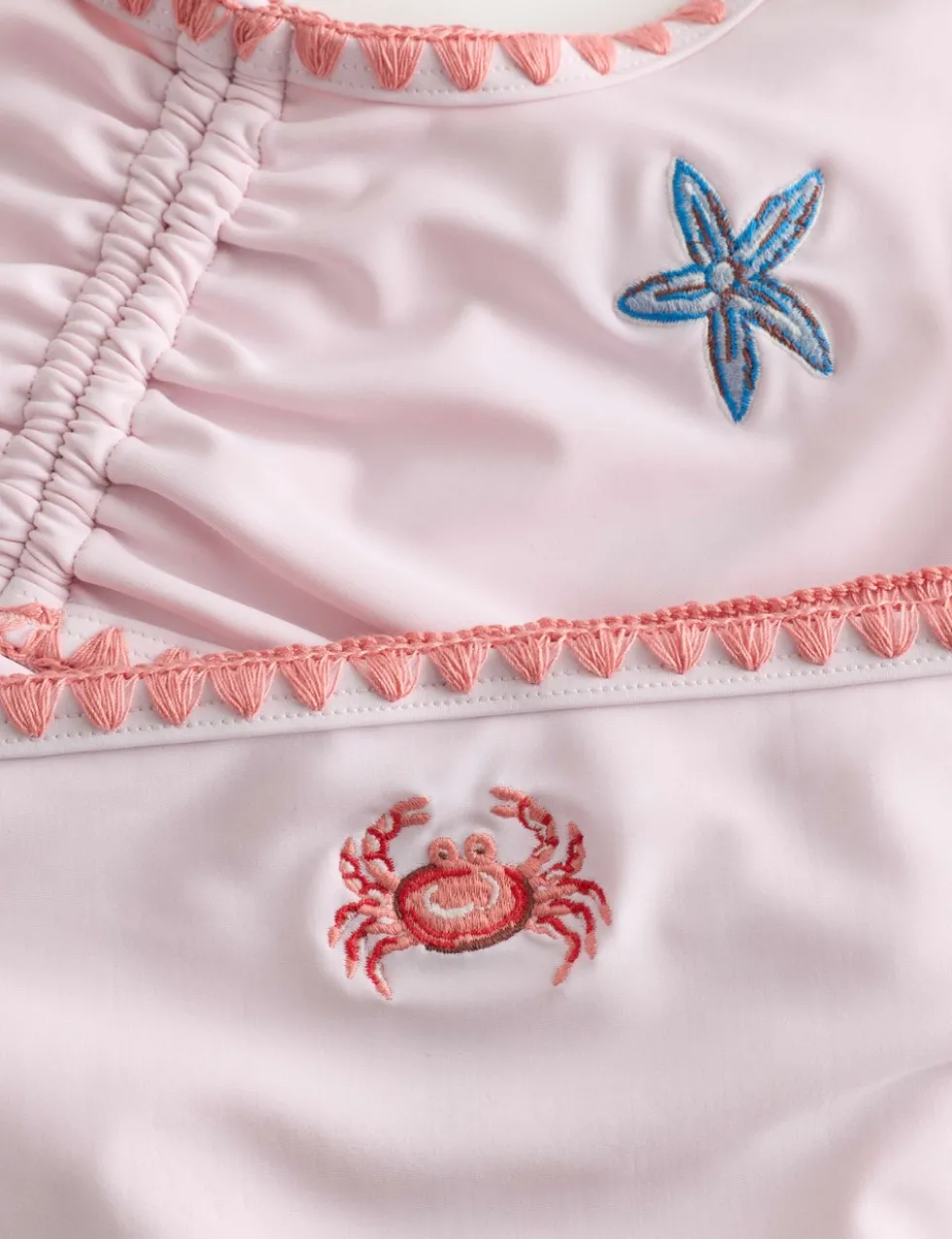 2 Piece Shell Patch Cap Sleeve Bikini (6-16 Yrs)