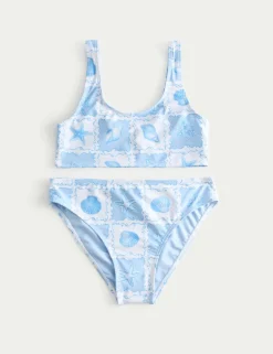 2 Piece Shell Print Bikini (6-16 Yrs)