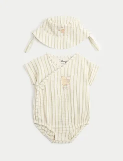 2 Piece Winnie the Pooh™ Bodysuit with Hat (7lbs-12 Mths)