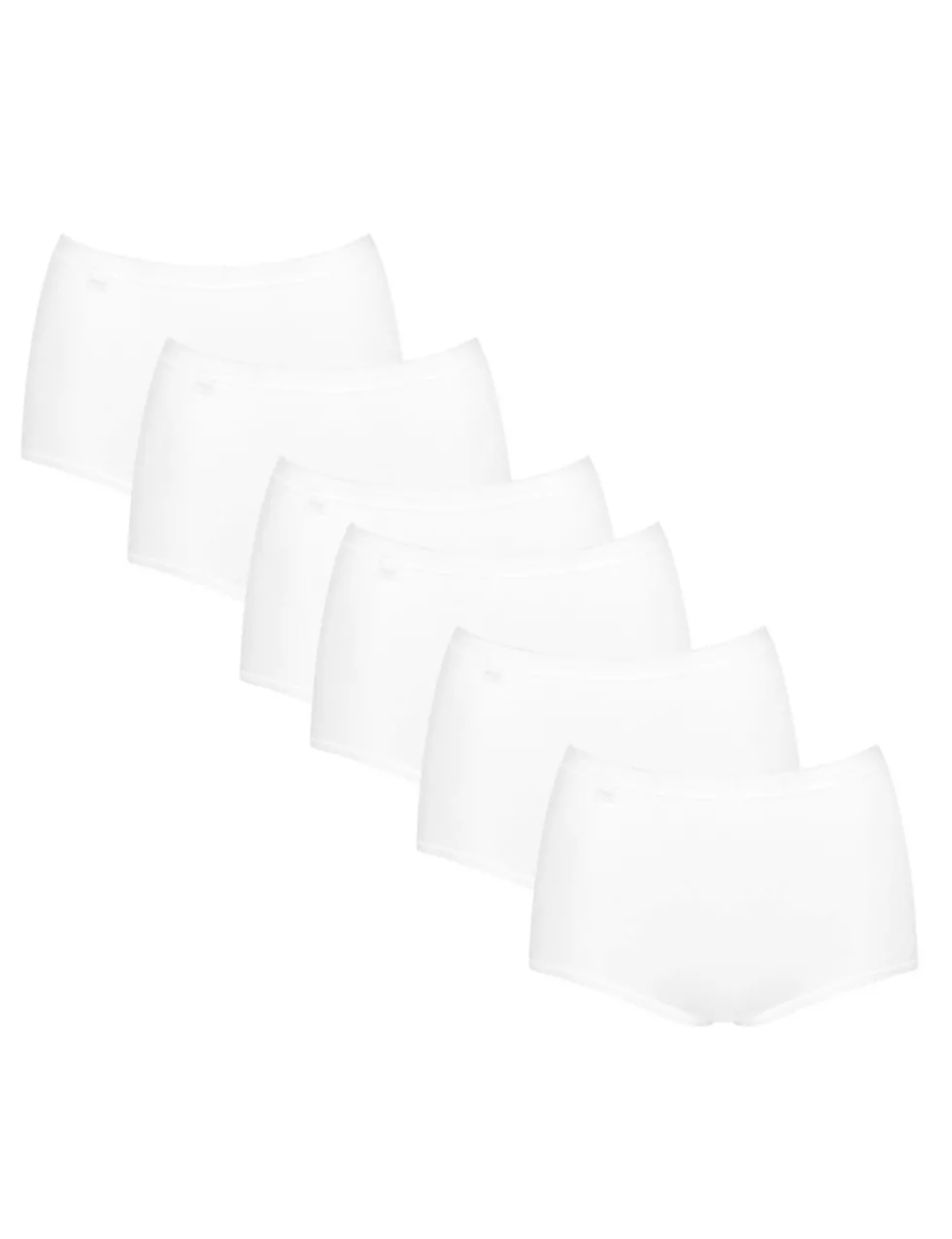 6 pk Cotton Rich High Waisted Full Briefs