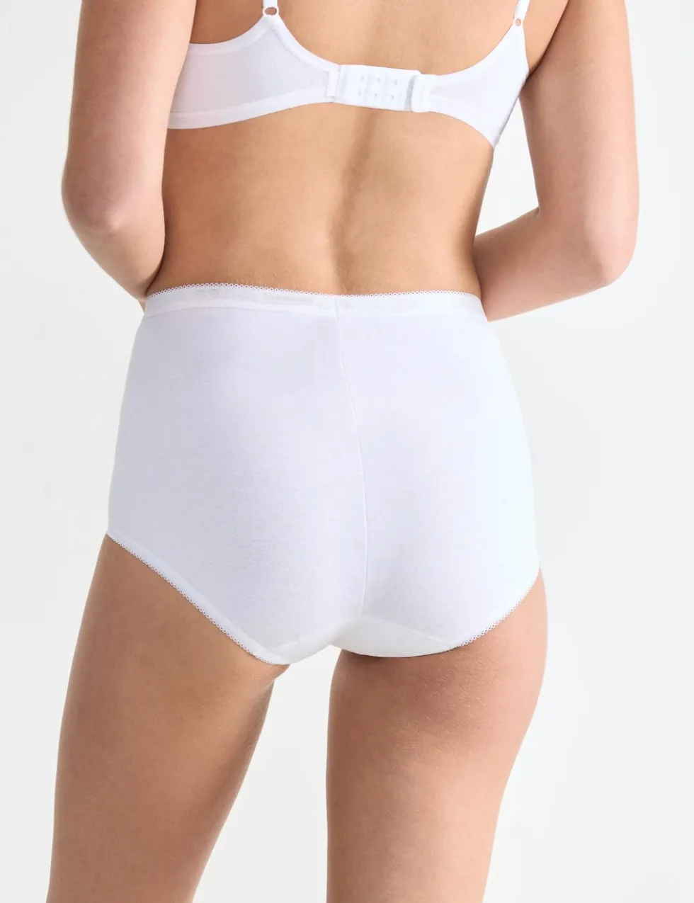 6 pk Cotton Rich High Waisted Full Briefs