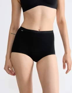 6 pk Cotton Rich High Waisted Full Briefs