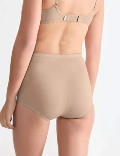 6 pk Cotton Rich High Waisted Full Briefs
