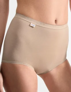 6 pk Cotton Rich High Waisted Full Briefs