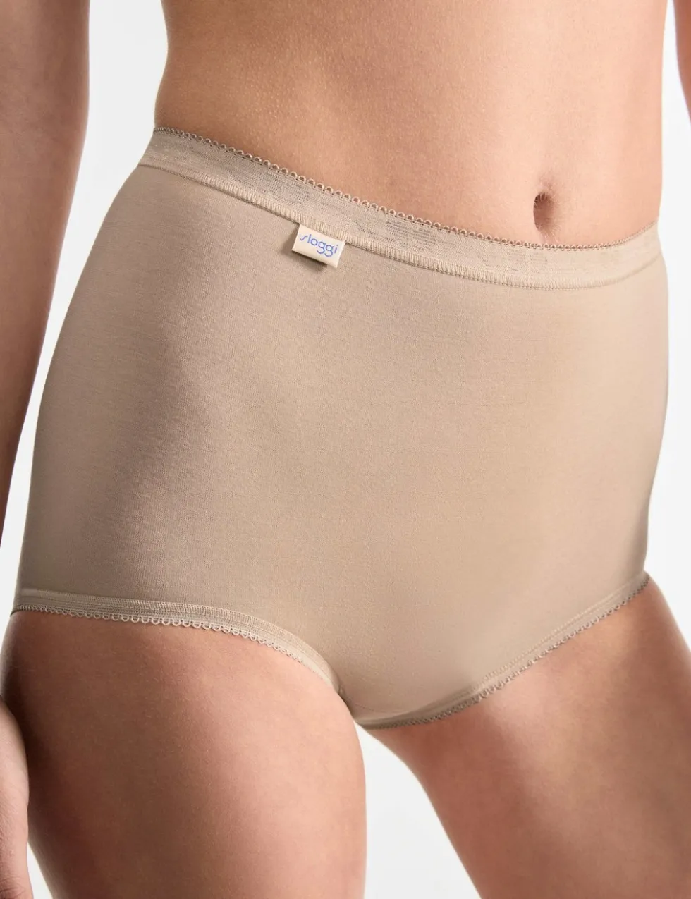 6 pk Cotton Rich High Waisted Full Briefs