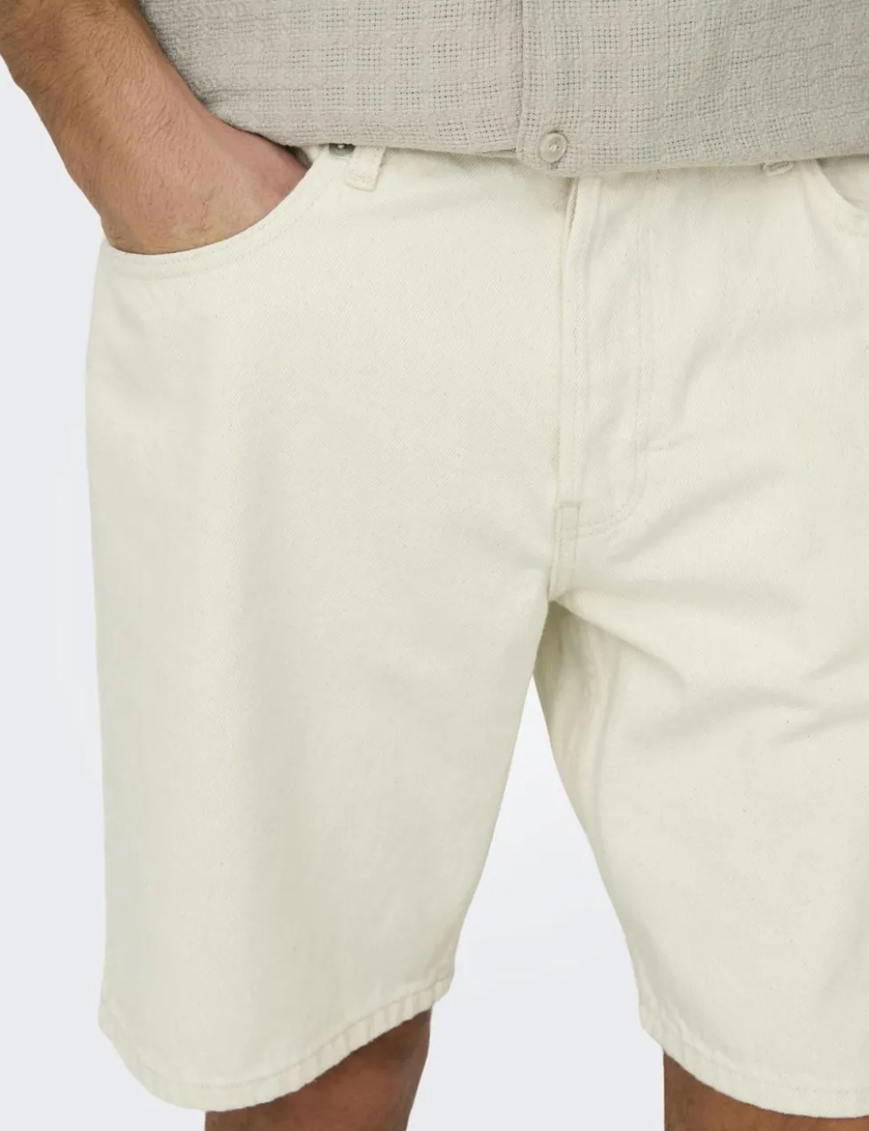5 Pocket Rigid Denim Shorts