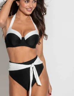 Acapulco High Waist Belted Bikini Bottoms