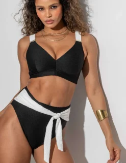 Acapulco High Waist Belted Bikini Bottoms