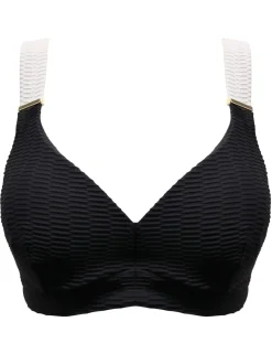Acapulco Textured Wired V-Neck Bikini Top (C-G)