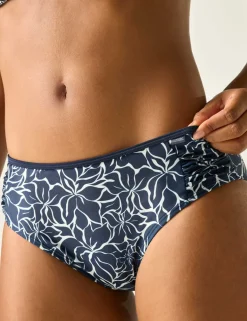 Aceana Floral High Waisted Bikini Bottoms