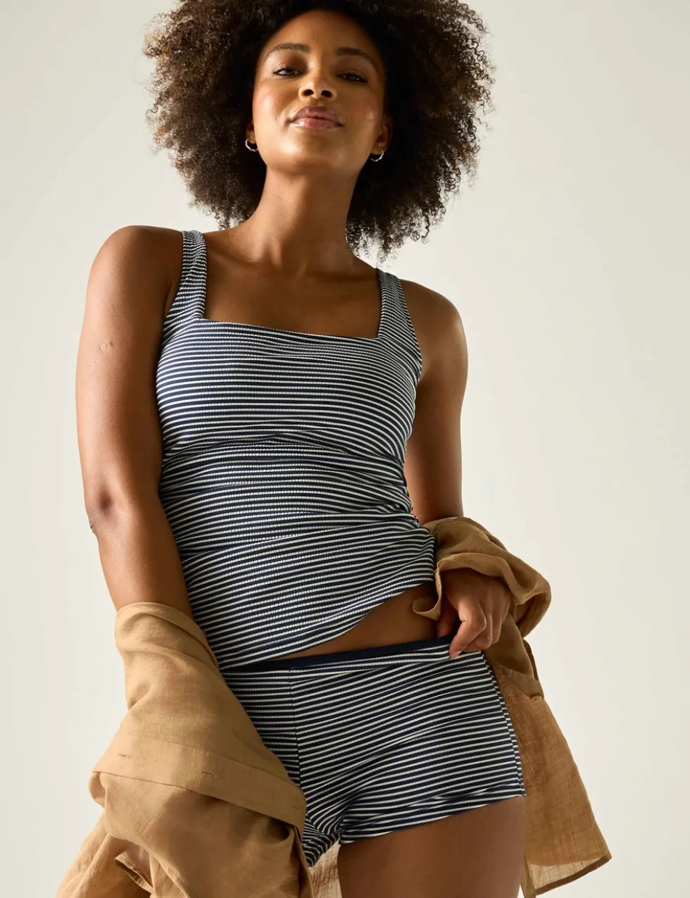 Aceana Striped Swim Shorts