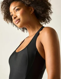 Active Padded Scoop Neck Swimsuit