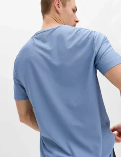 Activewear Jacquard Mesh Stripe T-Shirt